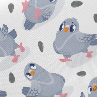 Naughty Little Pigeon Midweight Cotton Poplin
