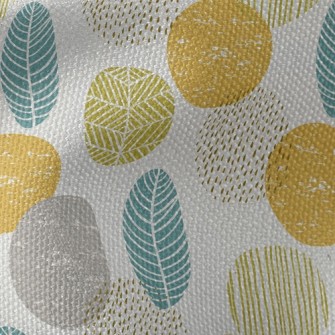 Geometric Splicing Leaves Waterproof Canvas