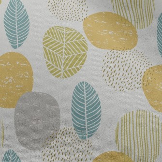 Geometric Splicing Leaves Chiffon