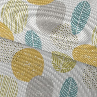 Geometric Splicing Leaves Waterproof Oxford