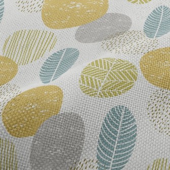 Geometric Splicing Leaves Performance Linen