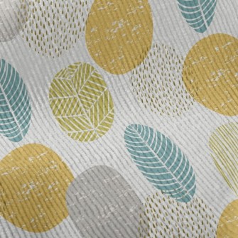 Geometric Splicing Leaves Standard Corduroy