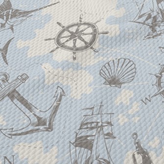 Compass Sailing Trip Birdseye Piqué