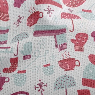 Winter Warm Things Athletic Mesh Flat Back