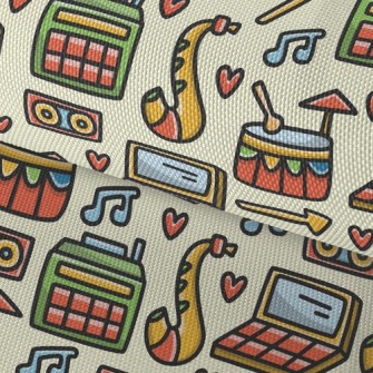 Jazz Drum Saxophone Music Waterproof Oxford