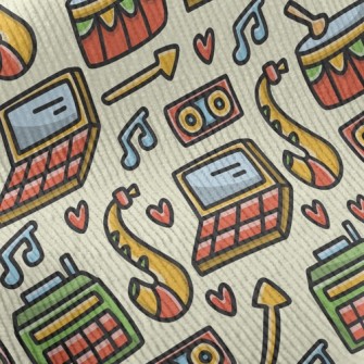 Jazz Drum Saxophone Music Standard Corduroy