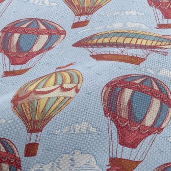 Hot Air Balloon And Flying Boa Performance Linen