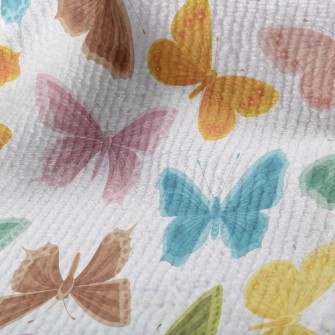 Delicate Flowers And Butterfli Terry