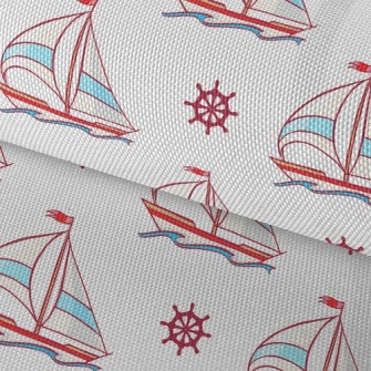 Handsome Sailboat Rudder Waterproof Oxford