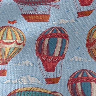 Hot Air Balloon And Flying Boa Waterproof Canvas