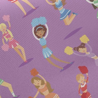 Energetic Cheerleading Girls Twill