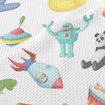 Cute Princess Swordsman Toy Birdseye Piqué