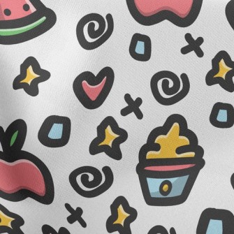 Apple Watermelon Ice Cream Stretch Ponte