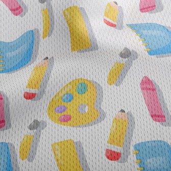 Little Painter Sketch Watercol Athletic Mesh Flat Back