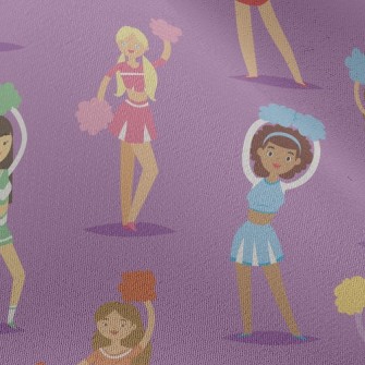 Energetic Cheerleading Girls Chiffon