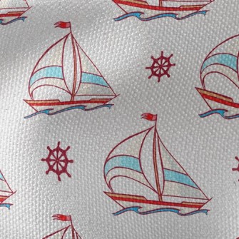 Handsome Sailboat Rudder Waterproof Canvas