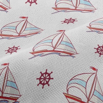Handsome Sailboat Rudder Performance Linen