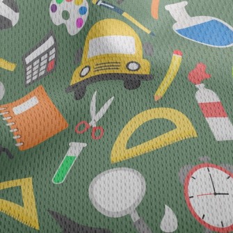 Happy Campus Life Athletic Mesh Flat Back