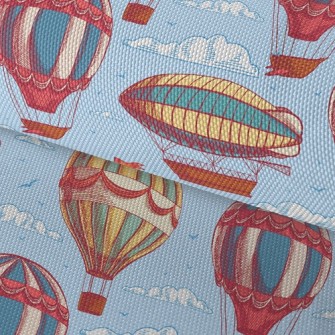 Hot Air Balloon And Flying Boa Waterproof Oxford