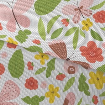 Country Garden Butterfly Waterproof Oxford