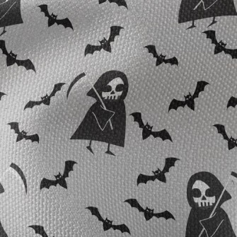 Scythe Death And Bat Waterproof Canvas