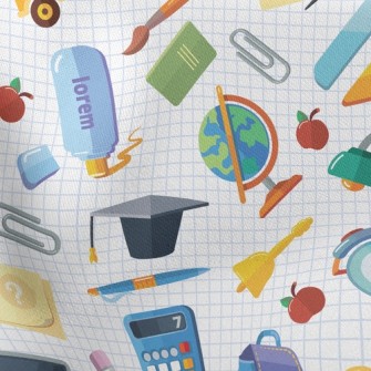 School Supplies Stretch Ponte