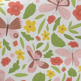 Country Garden Butterfly Twill