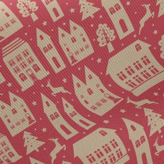 Small And Cozy Christmas House Twill