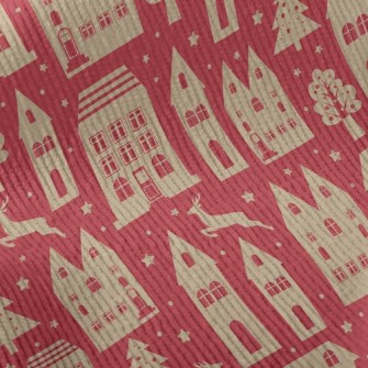 Small And Cozy Christmas House Standard Corduroy