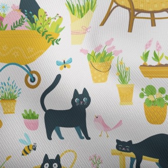 Kittens Playing In The Garden Dobby