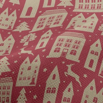 Small And Cozy Christmas House Performance Linen