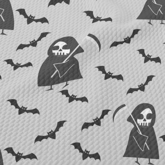 Scythe Death And Bat Birdseye Piqué