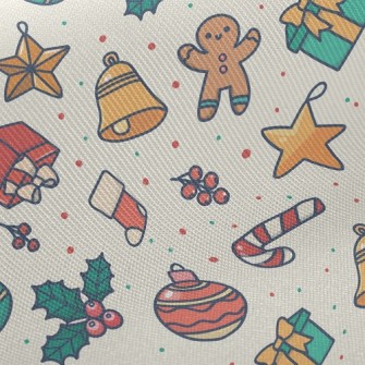 Christmas Gift Gingerbread Man Twill