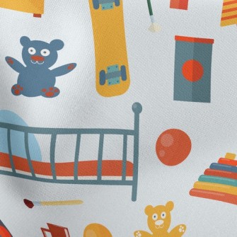 Carefully Decorated Baby Room Stretch Ponte