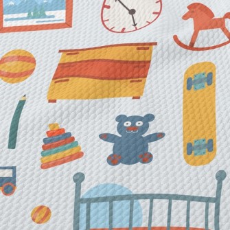 Carefully Decorated Baby Room Birdseye Piqué