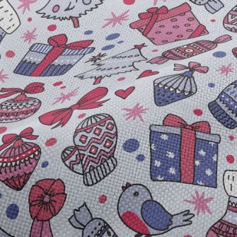 Happy Christmas Gift Exchange Performance Linen
