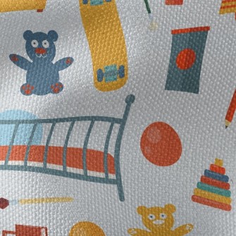 Carefully Decorated Baby Room Waterproof Canvas