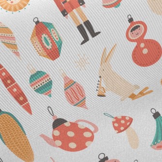 Classic Colorful Christmas Tre Twill