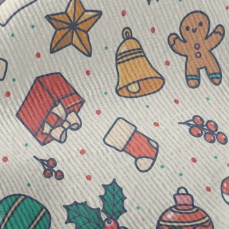 Christmas Gift Gingerbread Man Standard Corduroy