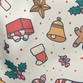 Christmas Gift Gingerbread Man Stretch Ponte