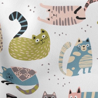 Nordic Childlike Kitten Stretch Ponte