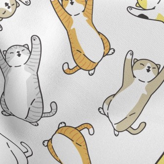 Lazy Tumbling Kitten Stretch Ponte