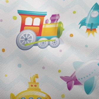 Cartoon Train Rocket Submarine Dobby