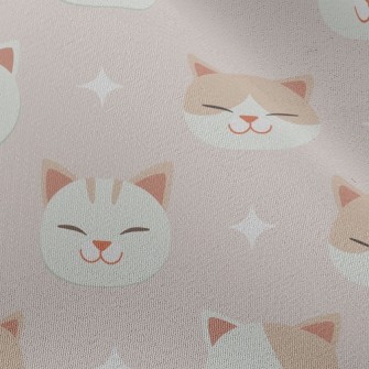 Smiling Cat With Crooked Eyes Chiffon