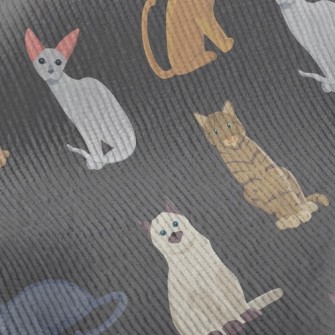 Noble And Elegant Russian Cat Standard Corduroy