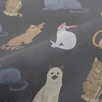 Noble And Elegant Russian Cat Performance Linen