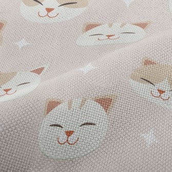 Smiling Cat With Crooked Eyes Performance Linen