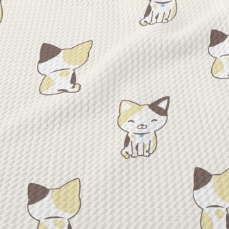 Well Behaved Mini Cat Birdseye Piqué