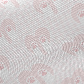 Love Plaid Cat Paw Twill