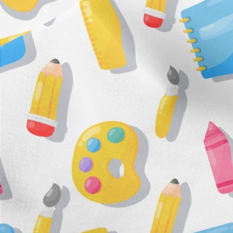 Little Painter Sketch Watercol Micro Fleece